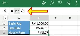 Pengiraan bil secara kaedah prorata. Kursus Excel Mobile Pelajaran 22 Projek Salary Calculator Compu Studies