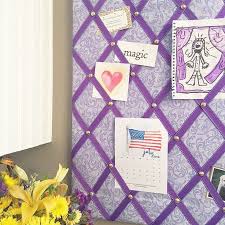 Pin up photos, reminders, and lists with this decorative linen bulletin board. Bulletin Board Diys To Get Organized