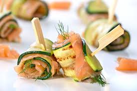 Roules Aux Courgettes Et Saumon Roule Aperitif Aperitif Courgette Saumon Fume