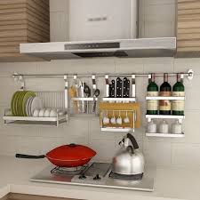It is a great way to add some storage while taking. Kitchen Storage Shelf Wall Hanging Organizer Rack For Chopsticks Dish Kitchen Knife Storage Kitchen Rack Design Kitchen Wall Hangings Kitchen Knife Storage