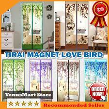 Jadi ruangan di rumah tetap. Tirai Magnet Pintu Jaring Magnet Anti Nyamuk Kerai Gordeng Pintu Kamar Shopee Indonesia