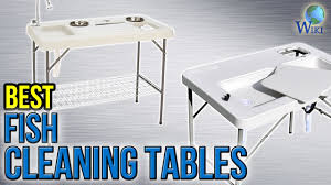 The coldcreek portable fish cleaning table with sink is very strong and lightweight and should last a long time. 6 Best Fish Cleaning Tables 2017 Youtube