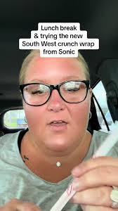 Always gonna end up at #sonic for my raspberry/peach water & had to try the  new SW crunch wrap! 9/10 recommend. Pretty good 😋 #fypシ゚viral #workingmom  #lunchbreak