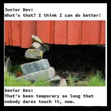 Meme about junior, programmer, react, senior, skateboard, skateboarding, picture related to comparison, developer, developer and senior, and belongs to categories comparisons, drawings, fail, life situations, lifestyle, memes, programming, silly, technology, trolling, etc. Junior Dev Vs Senior Dev What S That I Think I Can Do Better Meme Ahseeit