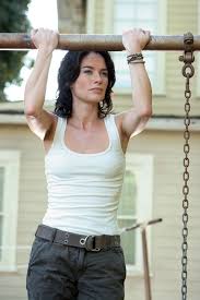 Fugitive mother sarah connor (lena headey) endeavors to protect her son, john (thomas dekker), who is destined to lead a resistance group against skynet, a network of killer cyborgs and machines. Chrisdvanne Lena Headey As Sarah Connor In Terminator The