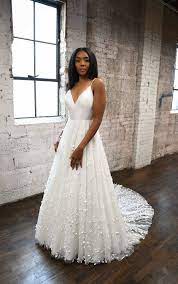Simple And Casual Wedding Gown With 3d Details Martina Liana Wedding Dresses In 2021 Martina Liana Wedding Dress Casual Wedding Gowns Wedding Dress Styles