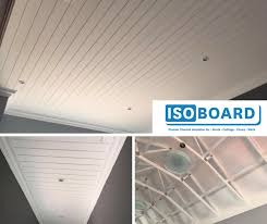 Isoboard Installation Tongue Groove Exposed Ceiling Ceiling Installation Roof Panels Ceiling
