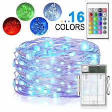 Led String Lights Battery Powered Multi Color Changing String Light 16 4ft Copper Wire Firefly Lights 50leds Fairy Lights With Remote Timer For Indoor Outdoor Patio Garden Christmas Walmart Com Walmart Com