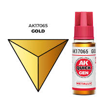 AK-Interactive: Quick Gen Acrylic Contrast - Gold 18 ml