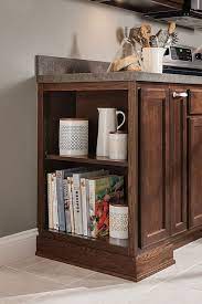 Take time to learn about different cabinet styles and materials before making your final selections. 12 Inch Deep Open Base Cabinet Aristokraft Cabinetry