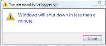 If you believe your computer may be infected with a virus, download a free scanner. Computer Shutdown Randomly Error Windows Will Shutdown In Less Microsoft Community