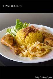 Nasi Kuning Recipe Indonesian Food Nasi Kuning Recipe Recipes