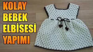 kolay bebek elbisesi yapimi tig isi orgu modelleri bebek elbisesi bebekler icin orgu bebek