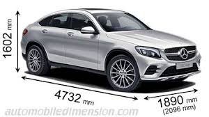 Dimension Mercedes Benz Glc Coupe Et Coffre Hybride Et Thermique