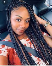 70 Beautiful Protective Hairstyles Perfect For The Festive Season The Glossychic Braided Hairstyles Box Braids Styling Box Braids Hairstyles For Black Women
