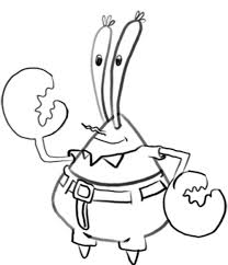 What a fun coloring page to color using the online interactive coloring machine or simply print to color at home. Mr Krabs Coloring Pages