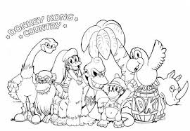 Donkey Kong Country Coloring Pages Download Picture Use The Download Button To See To Find Out To View Coloring Pages Cute Coloring Pages Donkey Kong Country