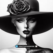 About prompting visuals. Instead of “black and white, high contrast  portrait,” try prompts with a little background/story behind. For example,  “a pensive mature woman, deep shadows, memories in her eyes, timeless  monochrome.”