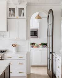 The farmhouse sink, crisp whites and darker hardware choices give us a unique take on modern farmhouse design. Oakstone Homes On Instagram There S Nothing Prettier Than A Traditional In 2021 European Farmhouse Kitchen Kitchen Cabinet Styles Modern European Farmhouse Kitchen