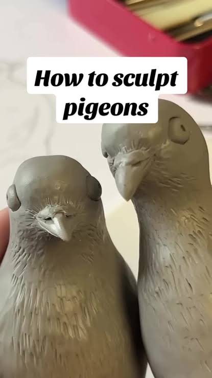 How to Sculpt Pigeons in Polymer Clay