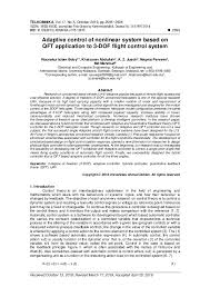 The student's accomplishment, while passing in some programs, is deficient. Pdf Adaptive Control Of Nonlinear System Based On Qft Application To 3 Dof Flight Control System Telkomnika Journal Academia Edu