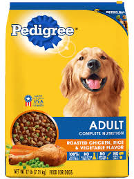 Chicken And Rice Flavor Adult Dog Food Pedigree