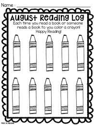 Reading comprehension exercises — online, free, personalized & adaptive. Reading Log For Preschool Pre K And Kindergarten By Pocket Of Preschool