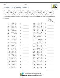 Use this resource to support your students as they analyze word problems involving addition and subtraction. Third Grade Subtraction Worksheets
