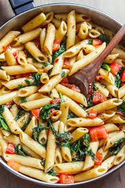 Cook 2 minutes or until shrimp are pink and firm. Tomato Spinach Shrimp Pasta Best Shrimp Pasta Recipe Eatwell101