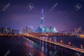 Get daily travel tips & deals! Seoul City And Building In Night Time Seoul South Korea Stock Photo Picture And Royalty Free Image Image 98626188