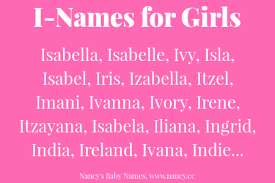 I Names For Baby Girls J Baby Girl Names Girl Names Trendy Baby Boy Names