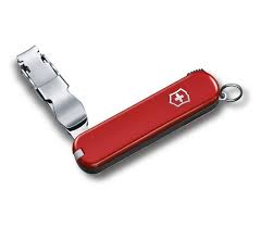 victorinox nail clip 582 in red 0 6453