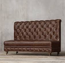 All Leather Seating Banquette Cuisine Banquettes Banquette