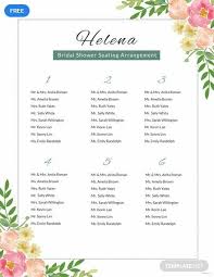 Free Bridal Shower Seating Chart Template Bridal Shower Unique Bridal Shower Themes Unique Bridal Shower
