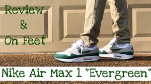 Nike Air Max 1 Evergreen Review On Feet Youtube