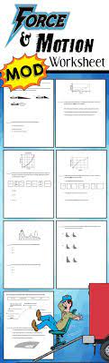 Force And Motion Worksheet Mod Elementary School Science Elementary Science Activities Force And Motion