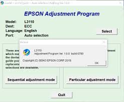 حبر الطابعة في نهاية عمر الخدمة. Epson Adjustment Program L120 Descargar Gratis