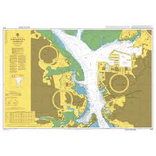 Admiralty Chart 2629 Portsmouth Harbour Southern Part