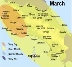 Best Time To Travel March In Costa Rica Moving To Costa Rica Costa Rica Travel Costa Rica Map