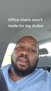 Why can't they make office chairs for big dudes? #comedian #comedy #office  #chairs #standupcomedy #fyp