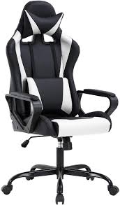 27.6'' w x 32.3'' d. High Back Gaming Chair Pc Office Chair Racing Computer Chair Task Pu Desk Chair Ergonomic Swivel Rolling Chair With Lumbar Support Headrest For Back