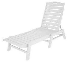 Commercial chaise lounges from furniture leisure are perfect for pools at hotels, resorts and any type of public swimming venues. Polywood Nautical Chaise Lounge Without Arms Qvc Com Outdoor Chaise Lounge High Back Dining Chairs Chaise Lounge