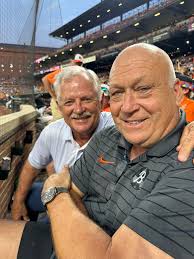 Pat Sajak attends Orioles game in Annapolis Maryland