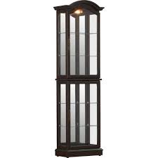 Discover curio cabinets on amazon.com at a great price. Floor Standing Walnut Lighted Curio Cabinet Fscc5430bw The Home Depot