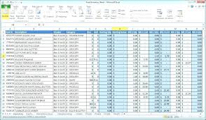 The contents on the stockcount sheet have been included in an excel table. Store Inventory Template Insymbio