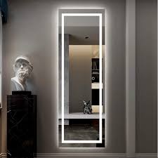 Maybe you would like to learn more about one of these? Led Mirror Vanity Mirror Full Length Mirror With Lights Dressing Mirror For Bathroom Bedroom Living Room Dimmer Touch Switch Waterproof Led 65 X 22 Walmart Com Walmart Com