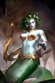 Nice Medusa Fantasy Monster Fantasy Creatures Medusa Art