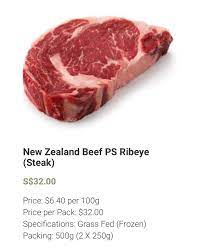 Rib eye steak new zealand. New Zealand Beef Ps Ribeye Steak Food Drinks Chilled Frozen Food On Carousell