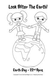 Also check out our other holiday coloring pages with a variety of drawings to print and paint. Earth Day Colouring Pages