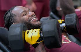 A week with Hogs 2.0: Redskins' O-line does yoga, eats vegan and trains  insanely hard